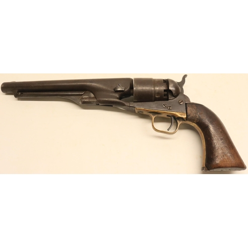 124 - Colt Army 1860 percussion .44 revolver, 8