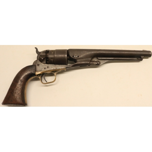 124 - Colt Army 1860 percussion .44 revolver, 8