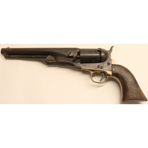 125 - Colt Navy 1860 .36 percussion revolver, 7.5