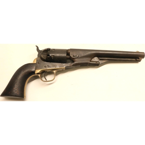 125 - Colt Navy 1860 .36 percussion revolver, 7.5