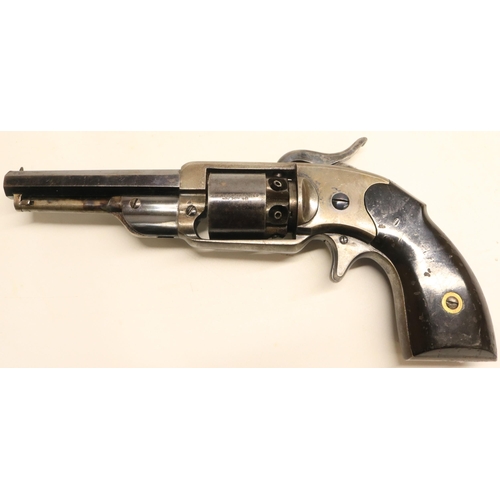 126 - A Very Rare C.R. Alsop .31 Percussion Pocket Model Six-Shot Revolver, 4