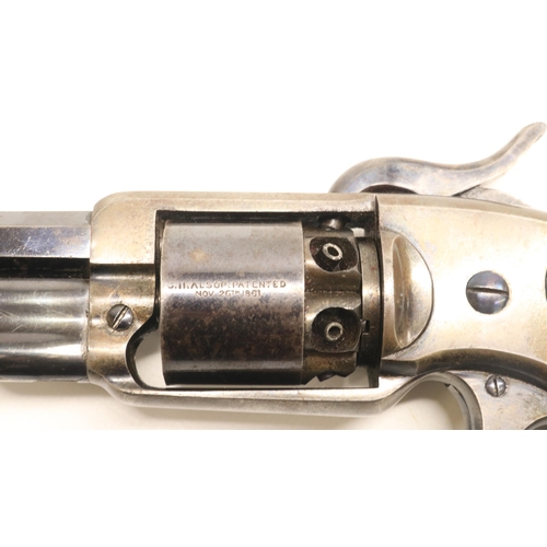 126 - A Very Rare C.R. Alsop .31 Percussion Pocket Model Six-Shot Revolver, 4