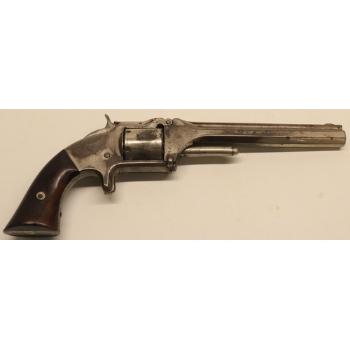 135 - Smith & Wesson .32 rimfire `tip-up' revolver, 6