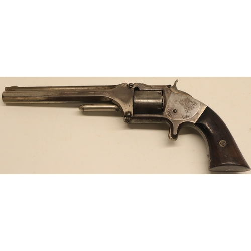 135 - Smith & Wesson .32 rimfire `tip-up' revolver, 6