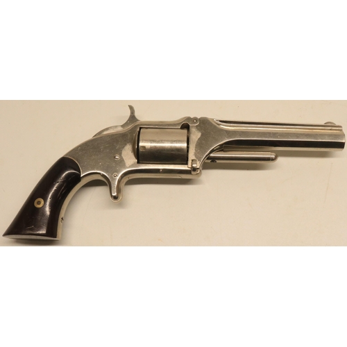 136 - Smith & Wesson .32 rimfire `tip-up' revolver, 4