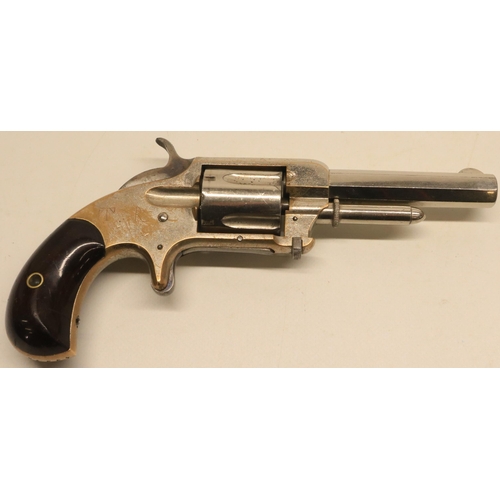 138 - Whitney .32 rimfire revolver, 3 1/4