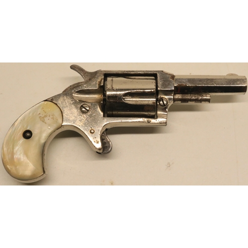 147 - The Lee Arms Co .32 rimfire revolver, Red Jacket no.3, 2.5