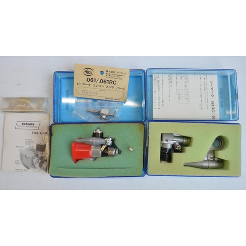 1341 - Collection of model aero engines and accessories, various manufacturers and models to include 3x Nor... 