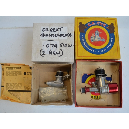 1341 - Collection of model aero engines and accessories, various manufacturers and models to include 3x Nor... 