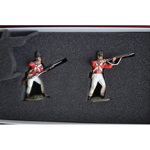 1352 - Six boxed 1/32 scale/54mm painted metal Napoleonic War figure sets from W Britain's, all British Col... 