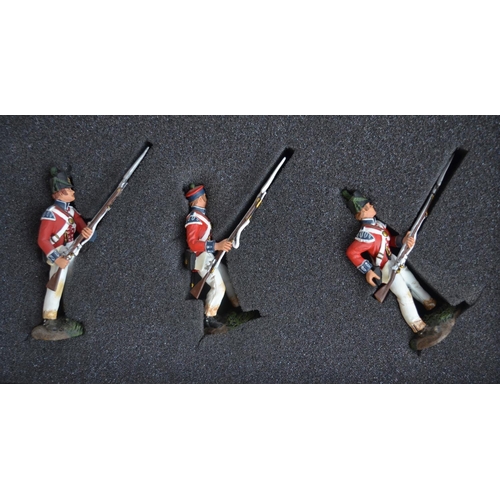 1352 - Six boxed 1/32 scale/54mm painted metal Napoleonic War figure sets from W Britain's, all British Col... 