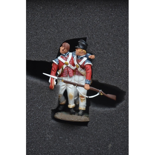 1352 - Six boxed 1/32 scale/54mm painted metal Napoleonic War figure sets from W Britain's, all British Col... 