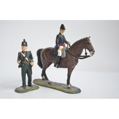 1354 - Six boxed 1/32 scale/54mm painted metal Napoleonic War figure sets from W Britain's to include 41160... 