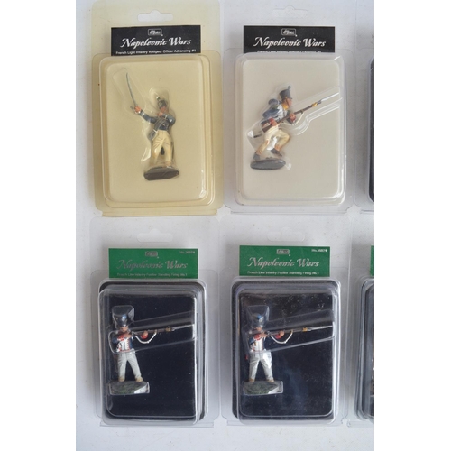 1355 - Thirteen boxed 1/32 scale/54mm painted metal Napoleonic War single figure sets from W Britain's, all... 