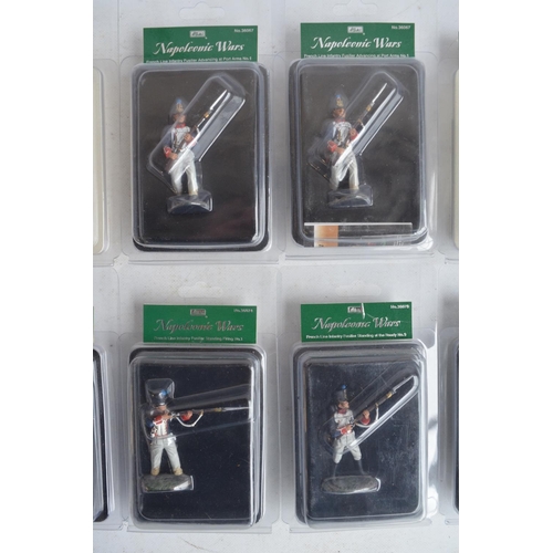 1355 - Thirteen boxed 1/32 scale/54mm painted metal Napoleonic War single figure sets from W Britain's, all... 