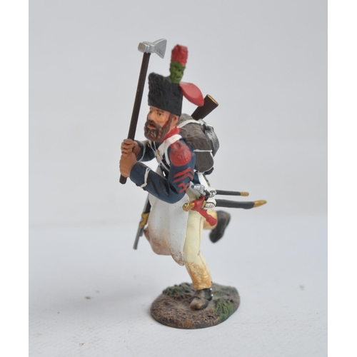 1356 - Six boxed 1/32 scale/54mm painted metal Napoleonic War figure sets from W Britain's, mostly French L... 