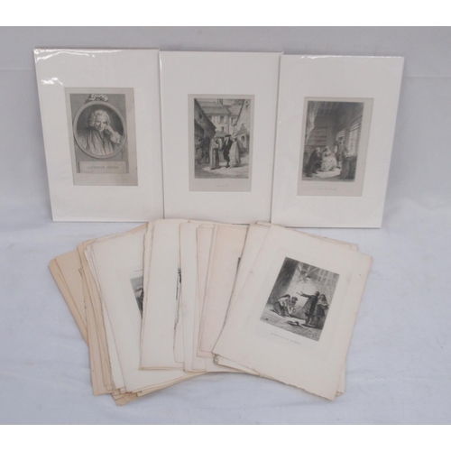 855 - Collection of Late c19th/ early c20th book illustrations