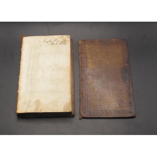 878 - Milton (John) Paradise Regain'd a Poem in Four Books, 6th Edition 1725, full leather binding, front ... 