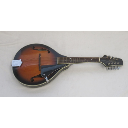 902 - Antoria, Model No. MGM133 8 string Mandolin, with Tribal Plant guitar carry bag