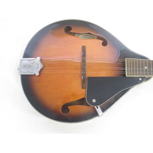 902 - Antoria, Model No. MGM133 8 string Mandolin, with Tribal Plant guitar carry bag