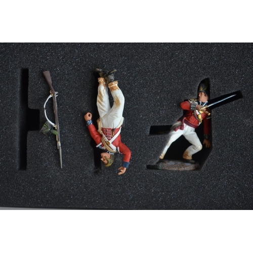 1352 - Six boxed 1/32 scale/54mm painted metal Napoleonic War figure sets from W Britain's, all British Col... 