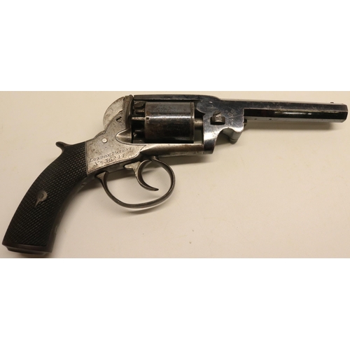 115 - Webley style percussion 80 bore revolver, 5