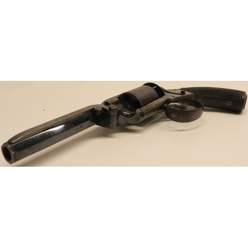 115 - Webley style percussion 80 bore revolver, 5