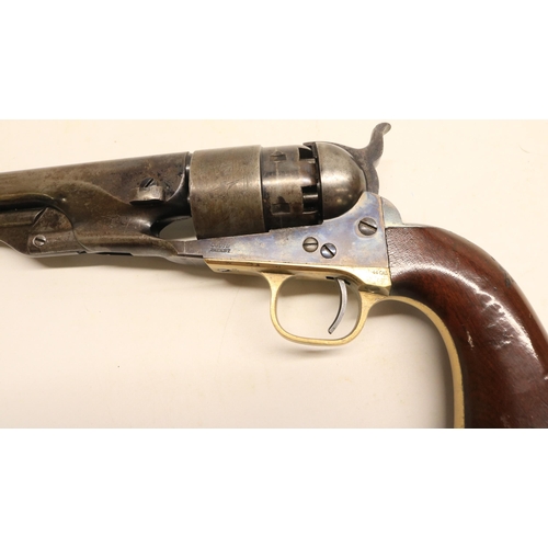 123 - Colt Army 1860 percussion .44 revolver, 8