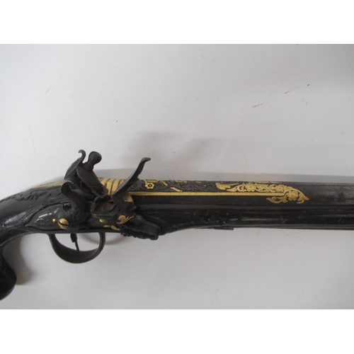 20 - 18th century Contenetial flintlock 40 bore holster pistol, 12