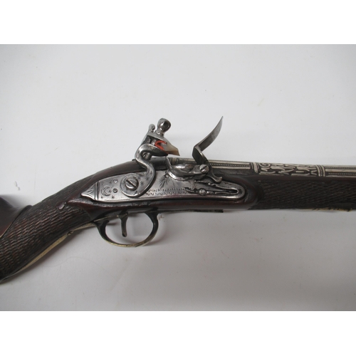 30 - 19th Century Turkish flintlock knee blunderbuss, 12