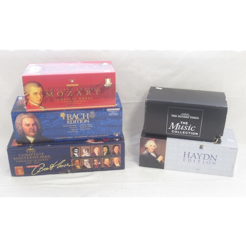 918 - Haydn Edition 150 CD box set, The Sunday Times The Music Collection, Wolfgang Amadeus Mozart Complet... 