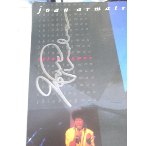 919 - Joan Armatrading Signed - Stranger Love AM 482 45RPM, More Than One Kind of Love AM561 45RPM, Thinki... 