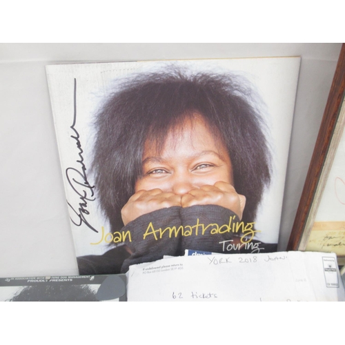 922 - Joan Armatrading - impressive collection of tour programmes, tickets, articles, flyers, etc. relatin... 