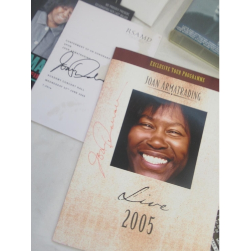 922 - Joan Armatrading - impressive collection of tour programmes, tickets, articles, flyers, etc. relatin... 