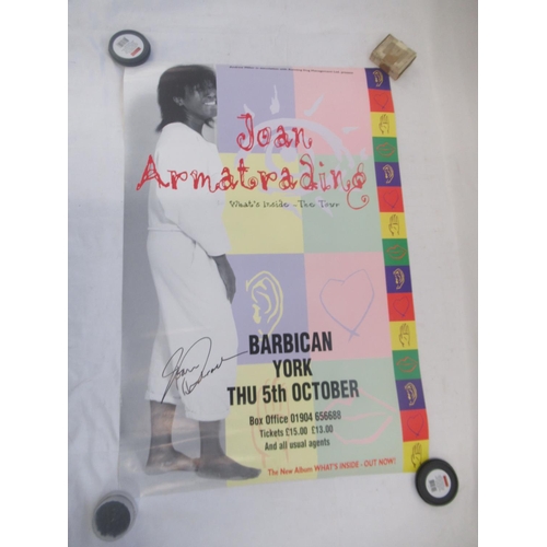 923 - Pair of Signed Joan Armatrading 'Whats Inside - The Tour' Posters 1 for Festival Theatre Edinburgh S... 