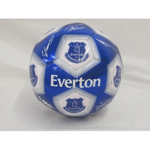 932 - Everton F.C. multi-signed football