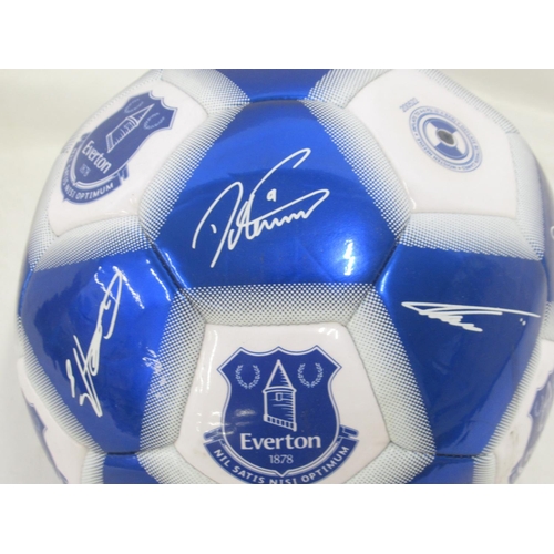 932 - Everton F.C. multi-signed football