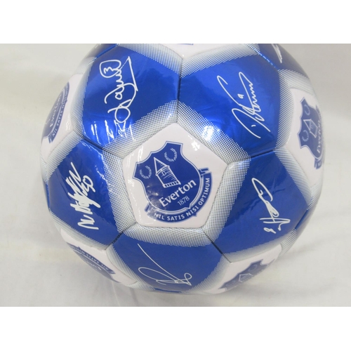 932 - Everton F.C. multi-signed football