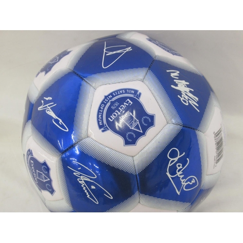 932 - Everton F.C. multi-signed football