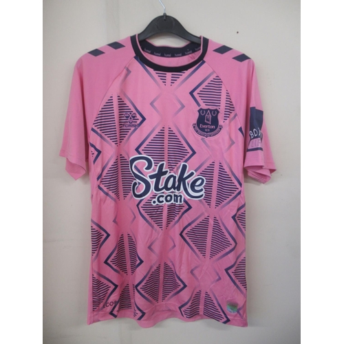 935 - Everton F.C. - Large collection of Everton F.C. football shirts, tracksuit tops,etc., in various siz... 