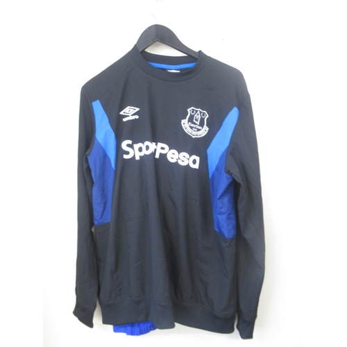 935 - Everton F.C. - Large collection of Everton F.C. football shirts, tracksuit tops,etc., in various siz... 