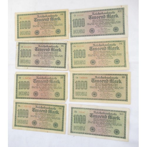 815 - Folder cont. large collection of c20th banknotes from Germany (101)