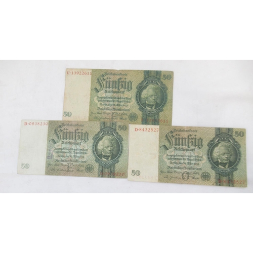 815 - Folder cont. large collection of c20th banknotes from Germany (101)