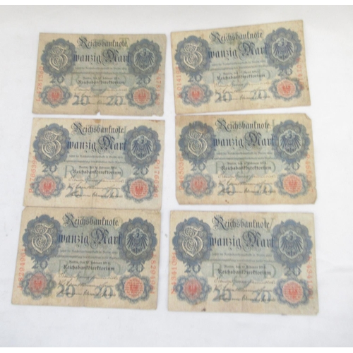 815 - Folder cont. large collection of c20th banknotes from Germany (101)