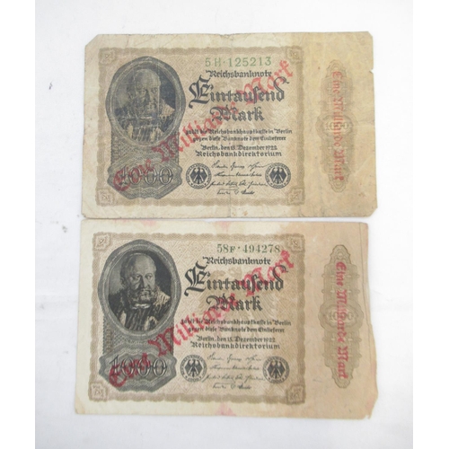 815 - Folder cont. large collection of c20th banknotes from Germany (101)