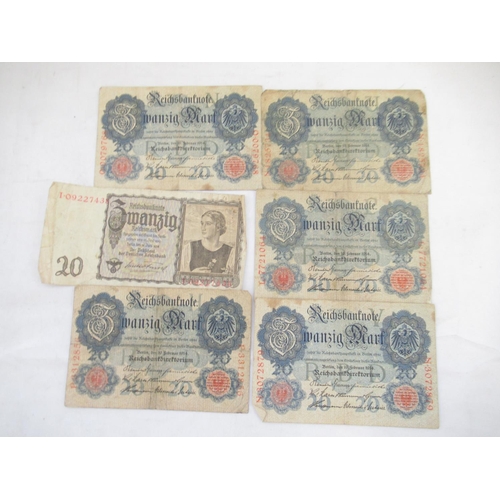 815 - Folder cont. large collection of c20th banknotes from Germany (101)