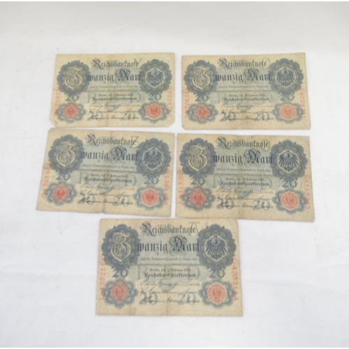 815 - Folder cont. large collection of c20th banknotes from Germany (101)