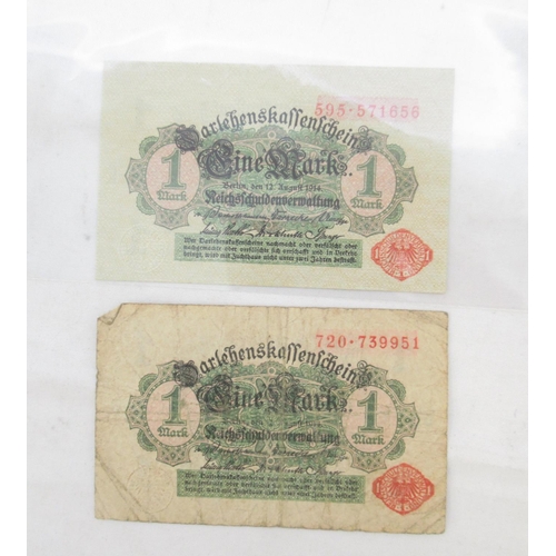 815 - Folder cont. large collection of c20th banknotes from Germany (101)