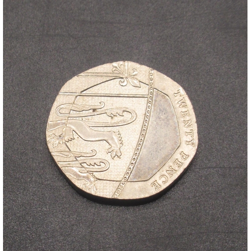 739 - Undated 20p coin