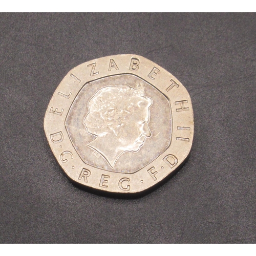 740 - Undated 20p coin